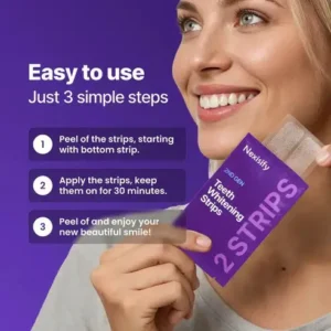 ✨ Nexisify Purple Teeth Whitening Strips (Gen 2)