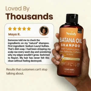 Nexisify™ Batana Oil Shampoo 300ml+Batana Oil Conditioner 300ml(1 Set)